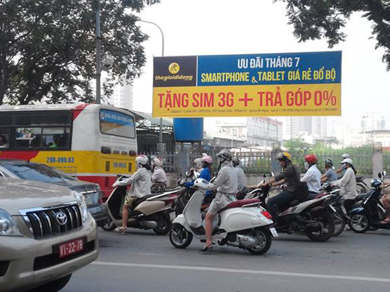 Các điều luật quy định khi treo băng rôn, cờ phướn quảng cáo