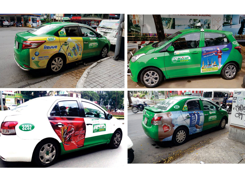 Địa chỉ Thiết kế và thi công Decal dán quảng cáo trên xe ô tô ...Uy tín, chất lượng