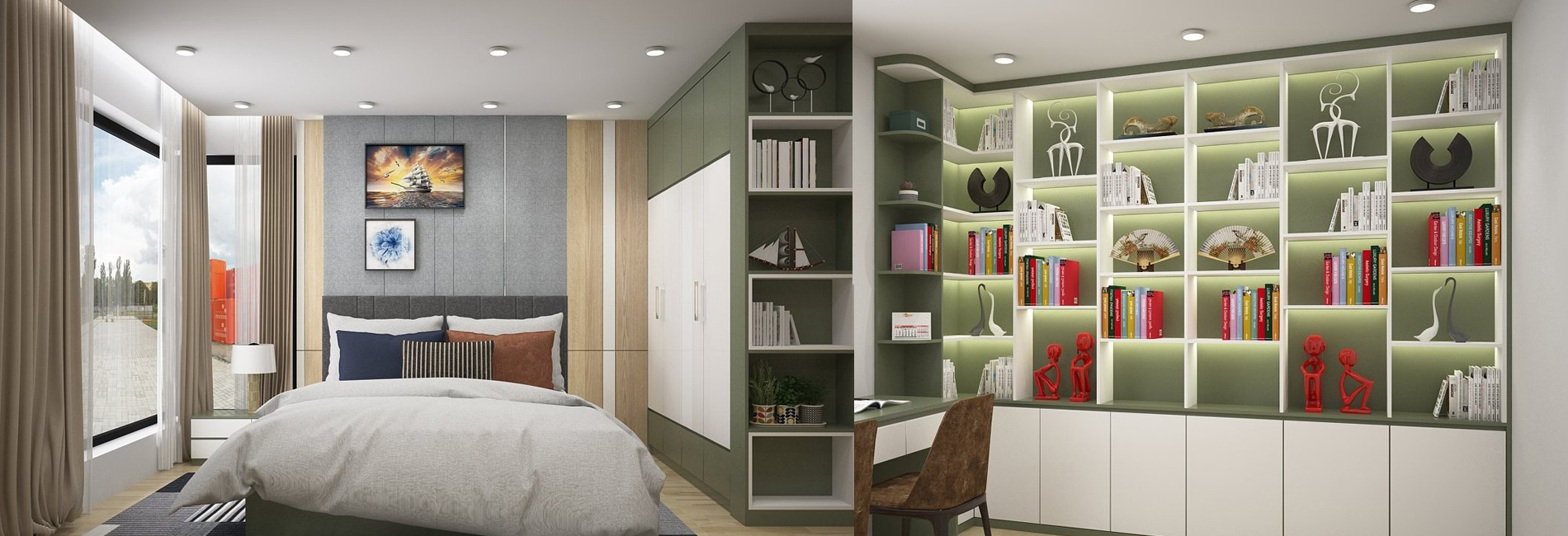 Thiết kế nội thất phòng ngủ