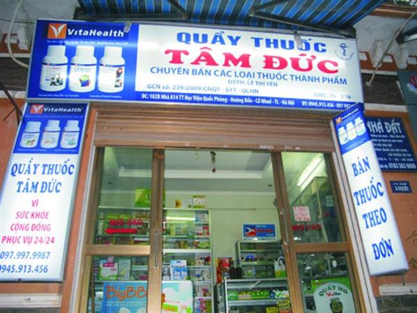 Thi công làm biển hộp đèn cho các cửa hàng