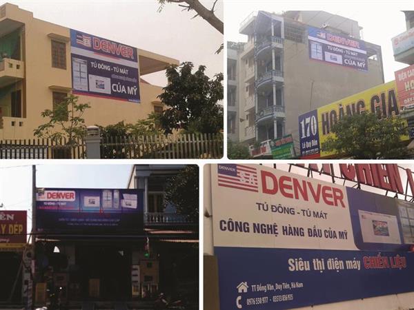 Thi công biển quảng cáo cho các chi nhánh hoặc đại lý của hãng lớn