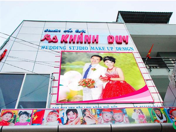 Thi công bảng hiệu cho chụp ảnh áo cưới