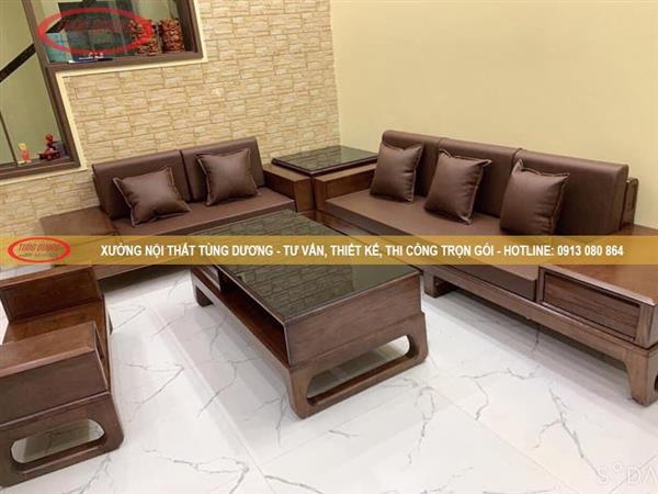Bàn ghế gỗ Sofa NTTD-030-2