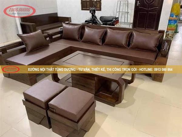 Bàn ghế gỗ Sofa NTTD-030-11