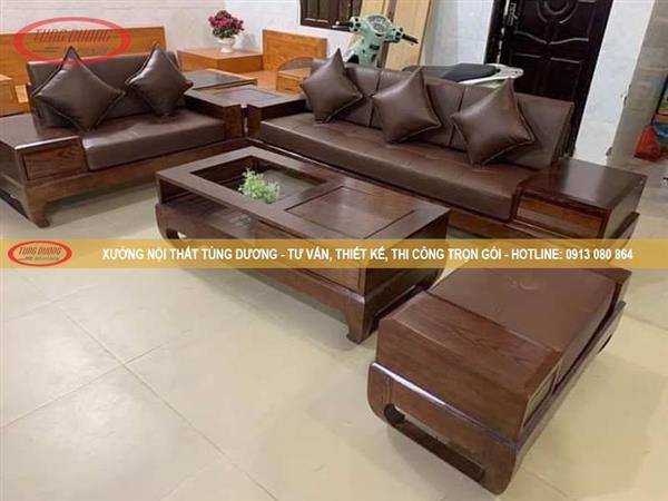 Bàn ghế gỗ Sofa NTTD-030-12