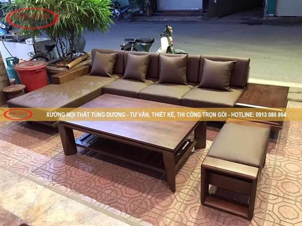 Bàn ghế gỗ Sofa NTTD-030-13