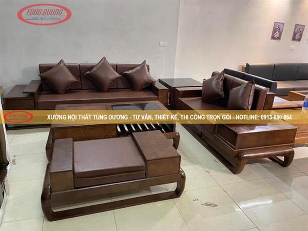 Bàn ghế gỗ Sofa NTTD-030-5