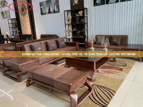 Bàn ghế gỗ Sofa NTTD-030-6