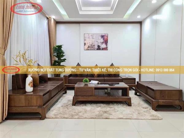 Bàn ghế gỗ Sofa NTTD-030-7