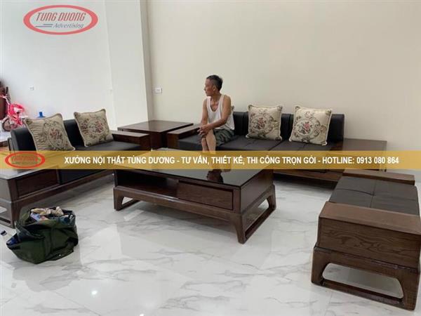 Bàn ghế gỗ Sofa NTTD-030-8