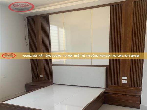 Mẫu vách ngăn trang trí phòng ngủ NTTD-027-1