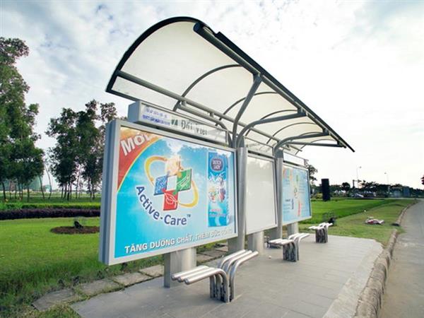Thi công quảng cáo nhà chờ xe bus ở TP. Hồ Chí Minh