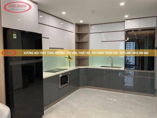 Mẫu tủ bếp gỗ công nghiệp NTTD-016-4