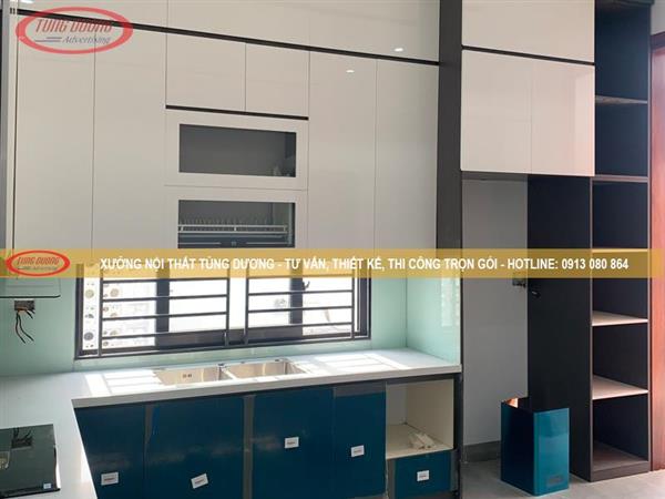 Mẫu tủ bếp gỗ công nghiệp NTTD-016-8