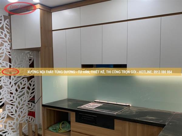 Mẫu tủ bếp gỗ công nghiệp NTTD-016-13