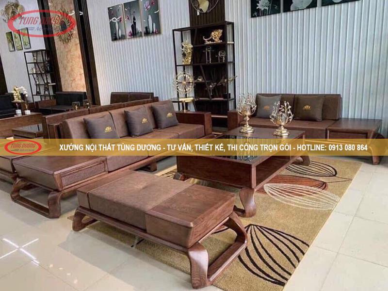 Bàn ghế gỗ Sofa NTTD-030-15