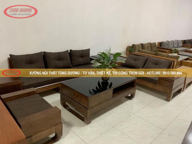 Bàn ghế gỗ Sofa NTTD-030-17
